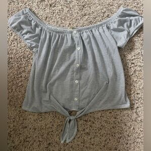 Tilly’s striped cropped shirt